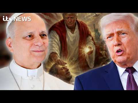 Trump sparks extraordinary row with pope before posting picture of himself as Jesus