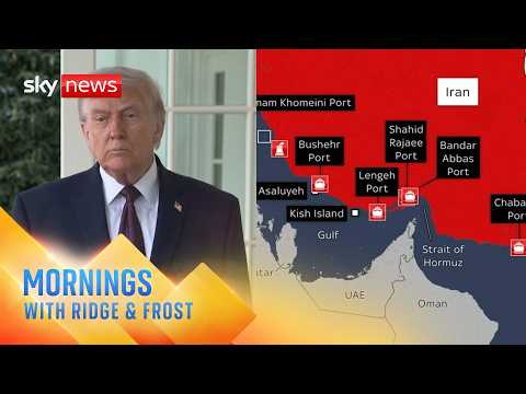 The US blockade of Iranian ports has begun | Mornings with Ridge and Frost