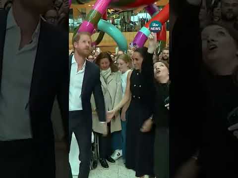 Harry and Meghan begin Australia tour with visit to children’s hospital