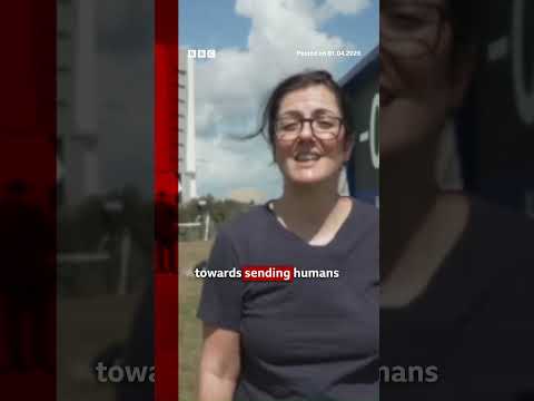 The countdown is on for Artemis II’s launch. #ArtemisII #Nasa #BBCNews