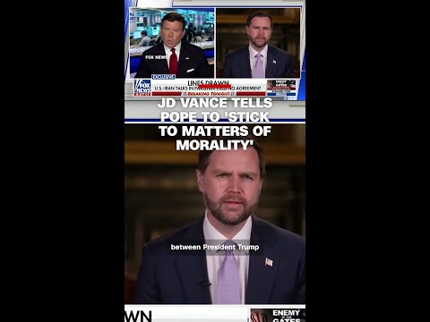 Vance tells the Pope to ‘stick to matters of morality’