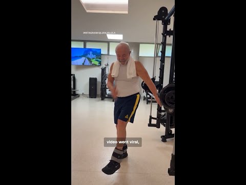 Brazil’s 80-year-old president Lula livestreams workout