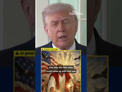 Trump says controversial AI image portrayed him as a doctor