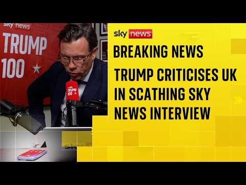BREAKING: ‘Insane’, ‘tragic’, ‘sad’. Trump blasts UK in Trump100 interview