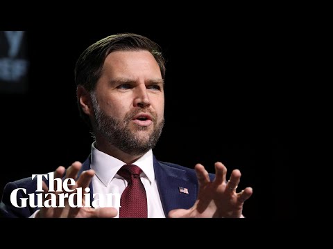 JD Vance heckled over Gaza and says Trump wants a ‘grand bargain’ with Iran