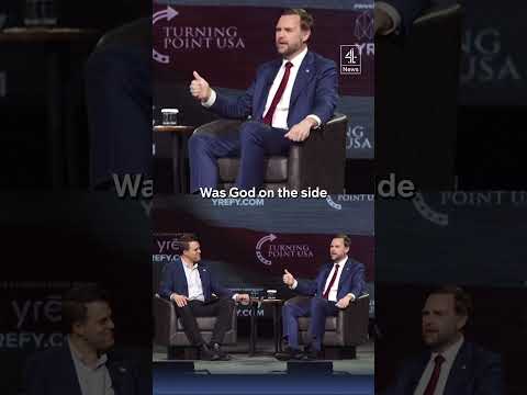 JD Vance heckled as he ‘disagrees’ with Pope