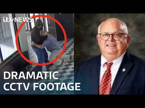 Watch as hero headteacher tackles gunman inside Oklahoma school