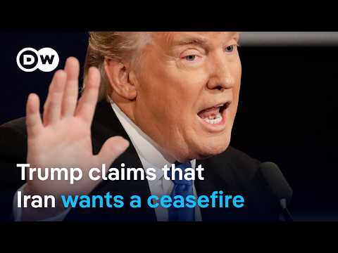 Iran denies Trump’s claim that Iran’s “new president” has asked for a ceasefire | DW News