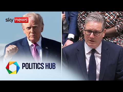 Starmer will ‘not yield’ to pressure from Trump as he reacts to Sky News interview | Politics Hub