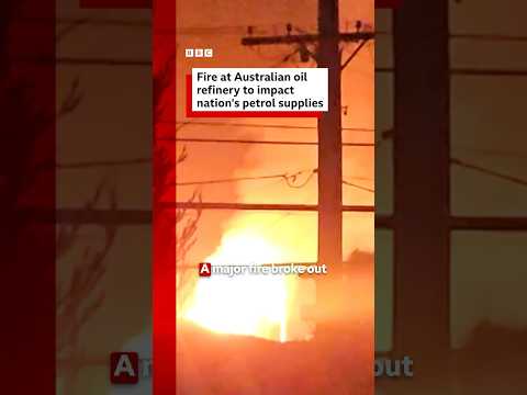 Australian’s petrol supplies impacted by ‘unprecedented’ fire at oil refinery. #BBCNews