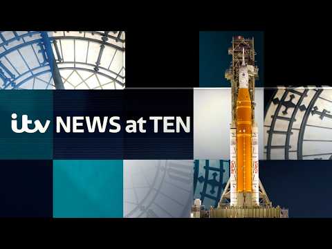 Watch ITV News at Ten LIVE  just before Artemis II lifts off
