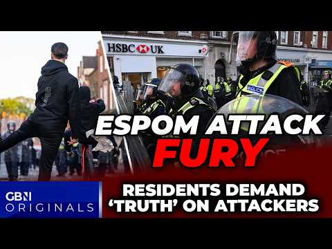 Epsom FURY: Residents block roads and hurl projectiles at police demanding ‘truth’ on sex attack