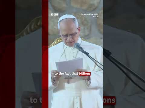 Pope criticises ‘tyrants’ who spend billions on wars after spat with President Trump. #BBCNews