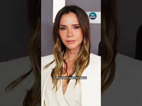 Victoria Beckham has addressed her feud with son Brooklyn