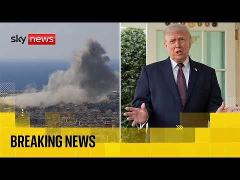 Trump says Israel and Lebanon to begin 10-day ceasefire