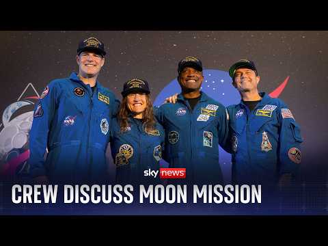 Artemis II astronauts reflect on historic moon mission in news conference