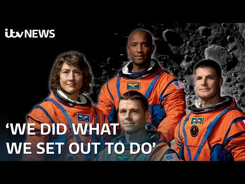 Artemis II astronauts hold first news conference since mission around the moon