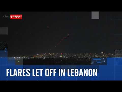 Israel-Lebanon ceasefire comes into effect as flares shoot in the sky in Beirut