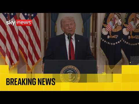 ‘Core objectives near completion’: Trump speaks on Iran war in address to the nation