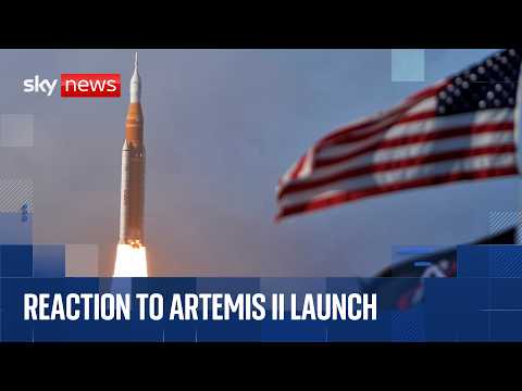 Reaction to NASA’s Artemis II launch | Sky News coverage