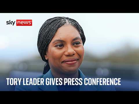 Tory leader Kemi Badenoch hosts press conference