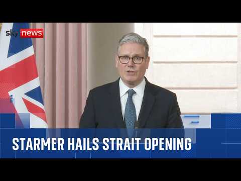 Starmer: Opening the Strait of Hormuz is a ‘global necessity and responsibility’.