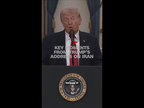Key moments from Trump’s address on Iran
