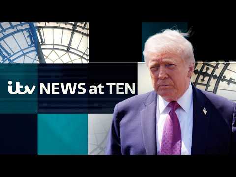 Watch the ITV News at Ten LIVE – as Donald Trump tells us he ‘feels good’ about the strait reopening