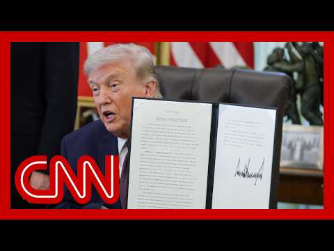 Live: Trump signs executive order