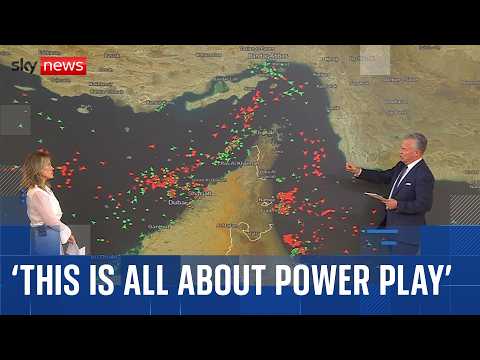 What has been happening in the Strait of Hormuz today?