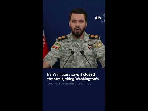 Iran closes Strait of Hormuz, again | DW News