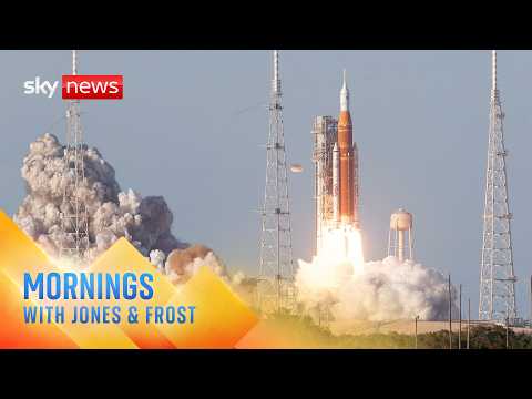 NASA crew blasts off to moon in historic launch | Mornings with Jones and Frost