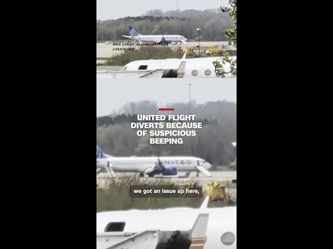Suspicious beeping forces flight to divert