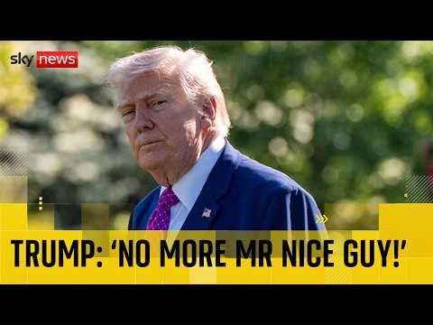 ‘NO MORE MR NICE GUY!’: Trump renews Iran threats