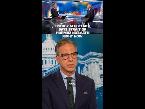 Energy secretary says Strait of Hormuz not safe right now