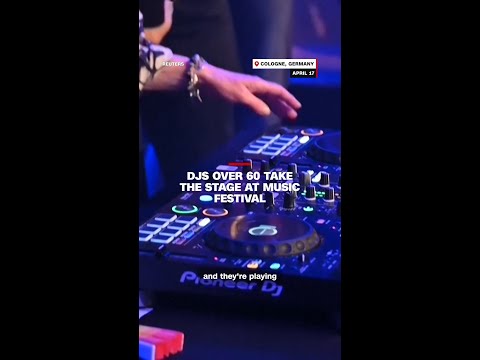 DJs over 60 take the stage at music festival