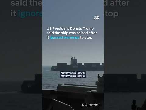 US Navy seizes Iranian-flagged ship near Strait of Hormuz | DW News