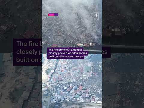 Fire destorys 1,000 homes in Malaysia