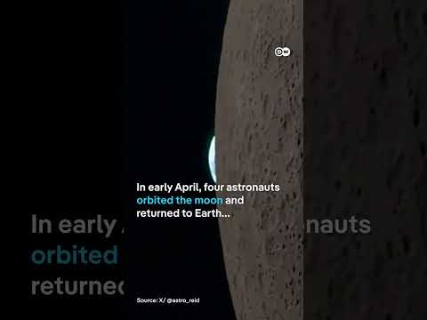 Artemis II astronaut films Earthset | DW News