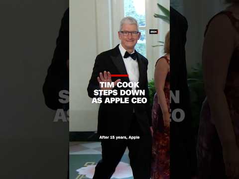 Tim Cook steps down as Apple CEO