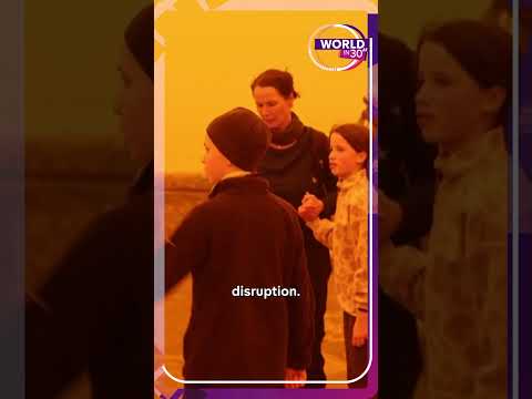 Saharan dust storm engulfs Greek island