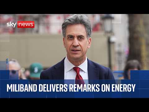 Energy Secretary Ed Miliband speaks at National Growth Debate