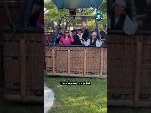 Hot air balloon makes emergency landing in California backyard