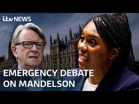 WATCH LIVE: MPs hold emergency debate over Mandelson vetting scandal