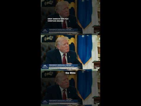 Trump reads Bible at delicate time for his ties with Christians