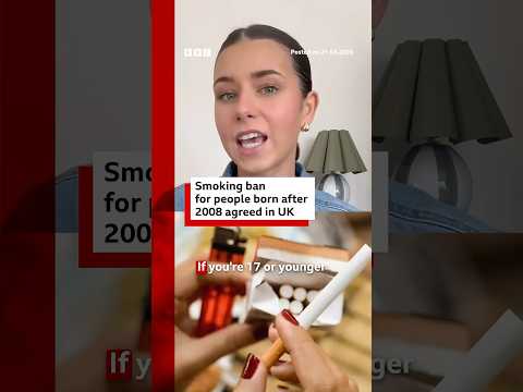 Smoking ban for people born after 2008 agreed in UK. #Smoking #Vaping #BBCNews