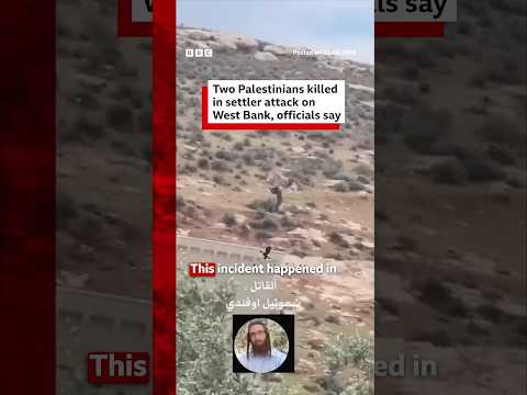 Two Palestinians killed during settler attack on West Bank village, officials say. #BBCNews