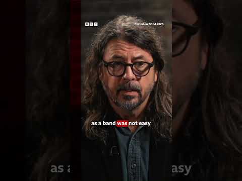 Dave Grohl says it was ‘strange’ continuing Foo Fighters without Taylor Hawkins. #BBCNews