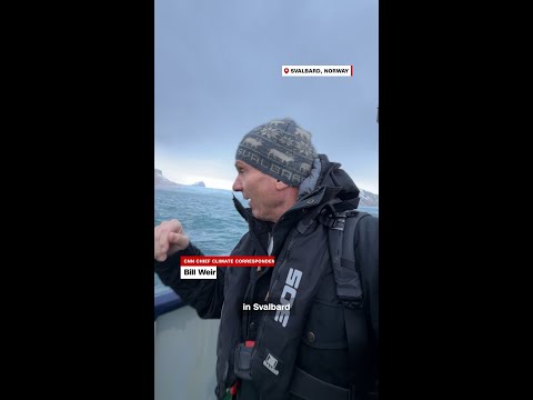 CNN witnesses glacier retreat in Arctic