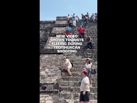 New video obtained by CNN shows tourists fleeing during Teotihuacán shooting
